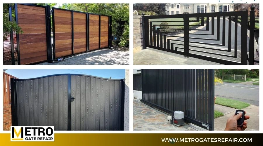 different driveway type and materials